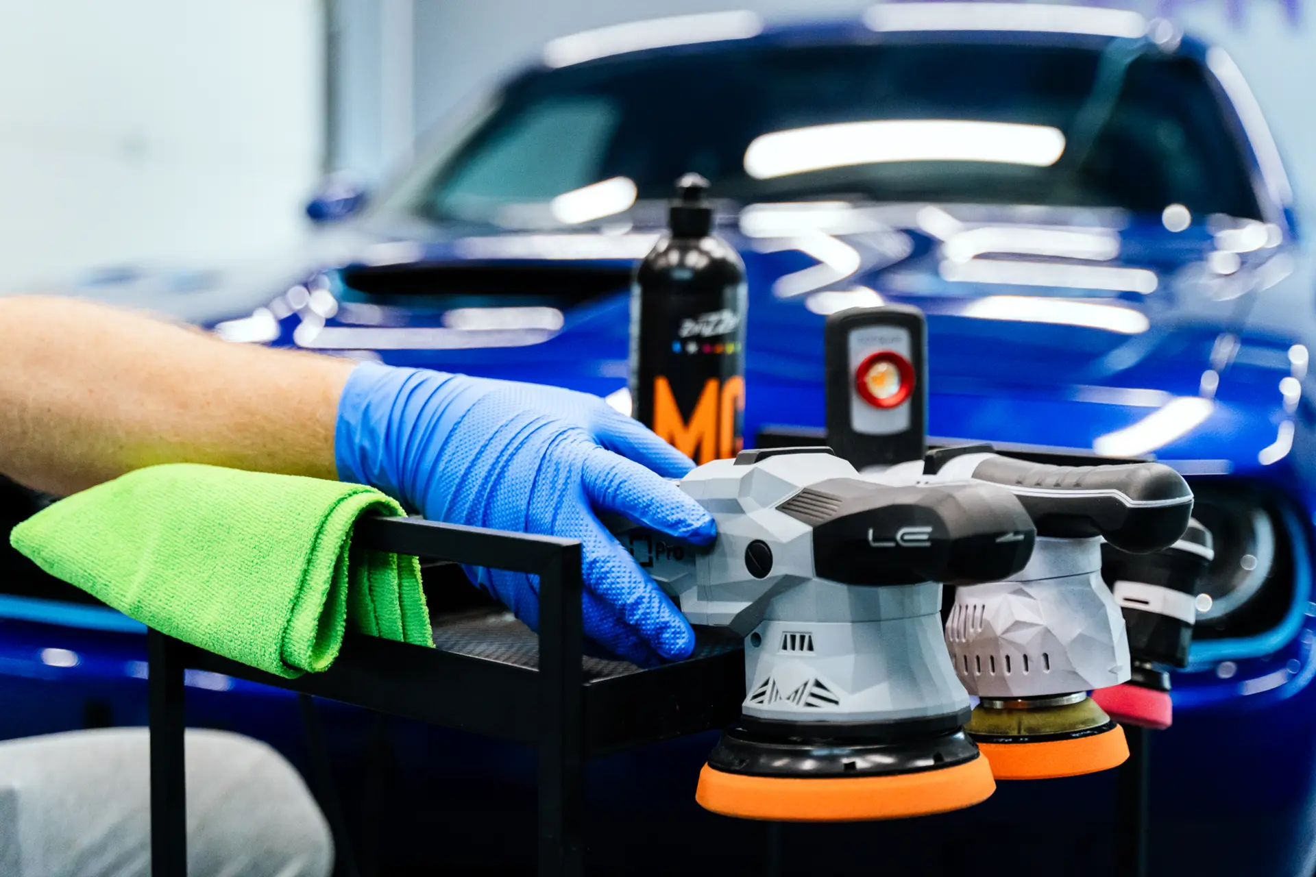 Leštění laku v dílně CephDetail.cz