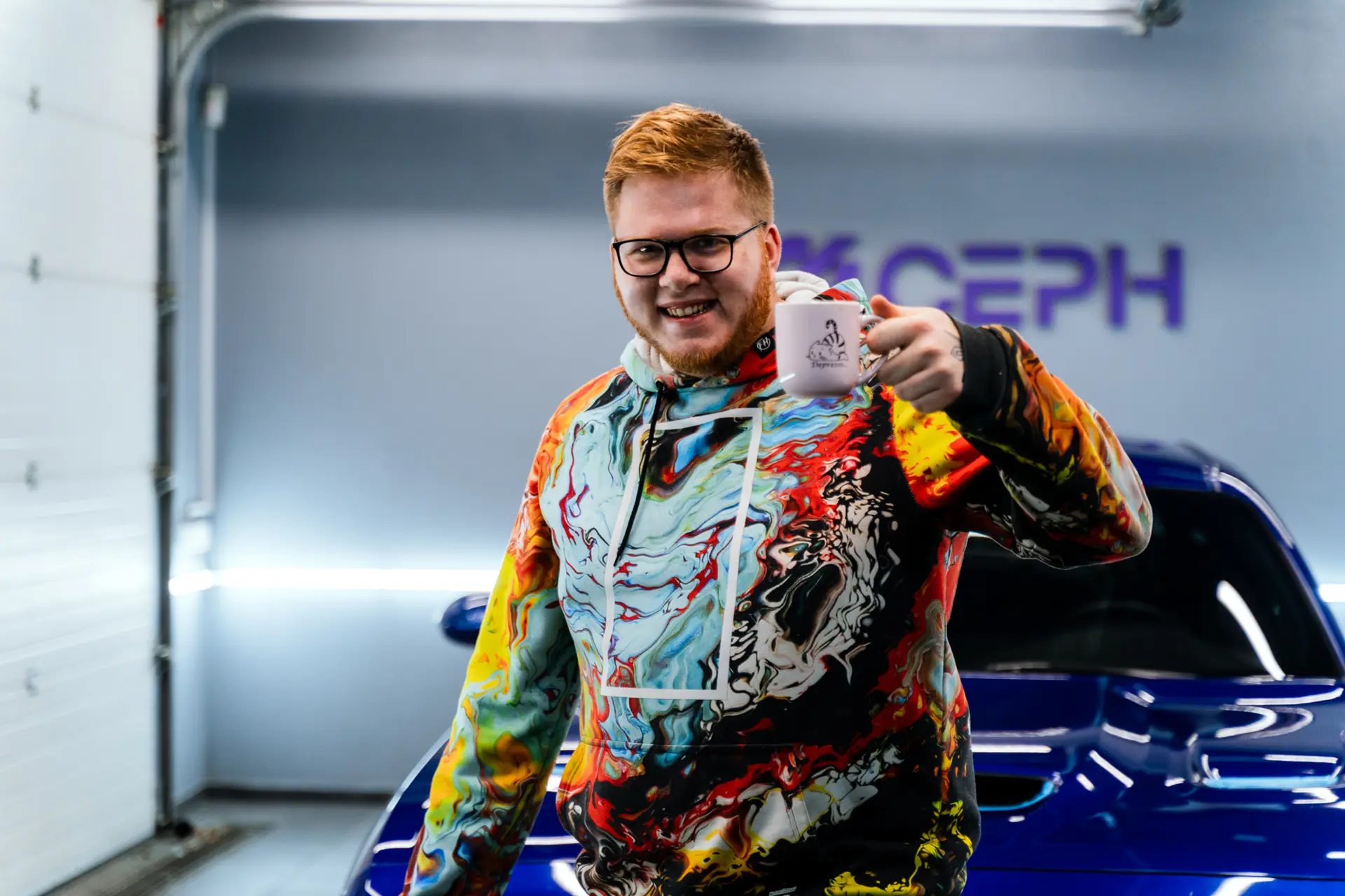 CephDetail - práce ve studiu na laku vozu