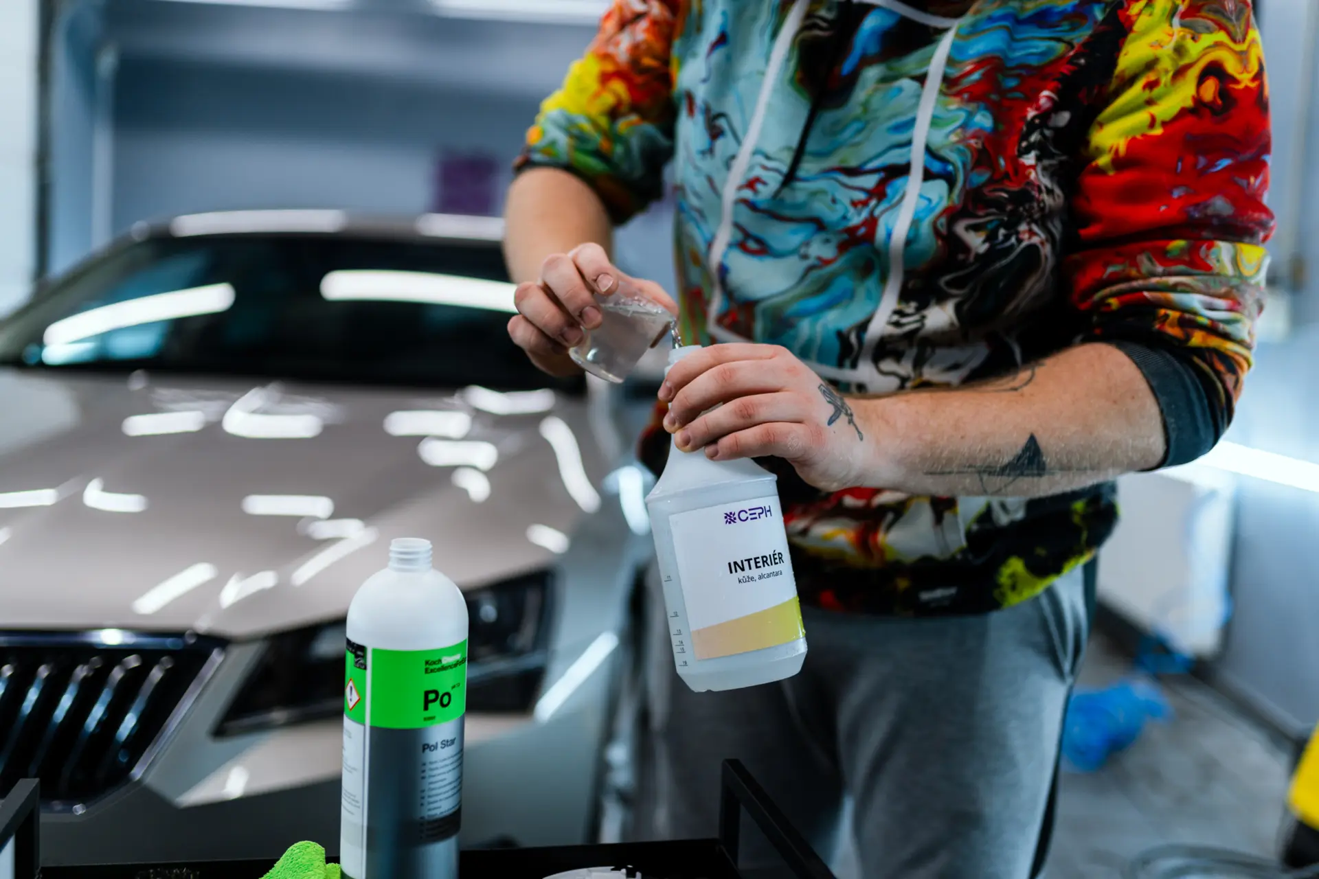 Zpátky čisté auto